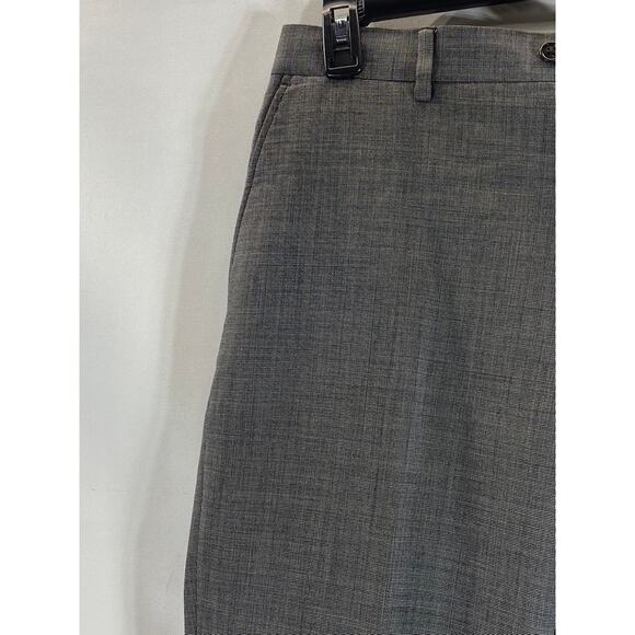 PRONTO UOMO Men's Black Modern-Fit Flat Front Wool Dress Pants SZ 39X30 - Picture 3 of 12